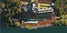 Areal view of the Villarrica Park Lake Hotel, Chile
